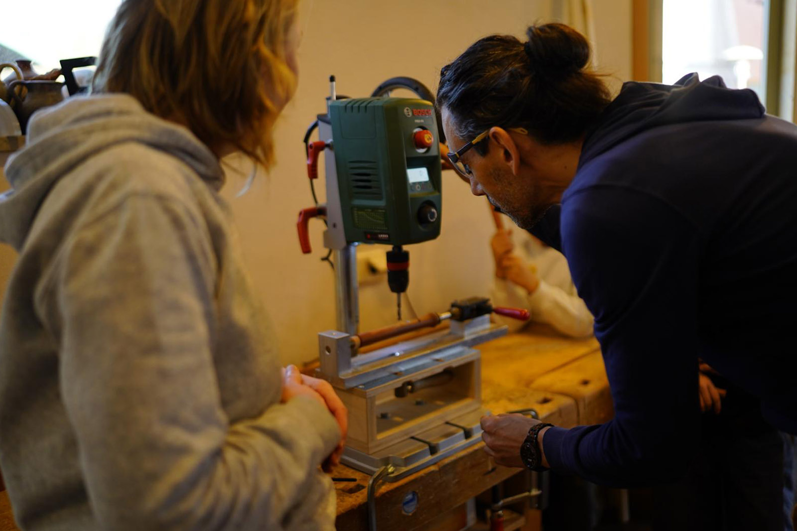 Workshop Blockfloetenbau mit Brasswerkstatt