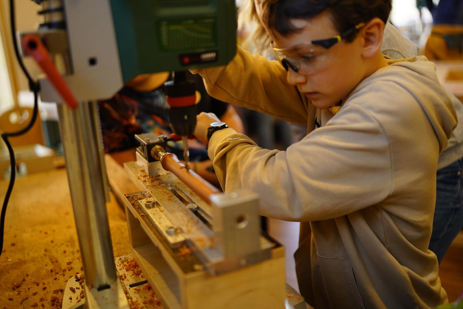 Workshop Blockfloetenbau mit Brasswerkstatt